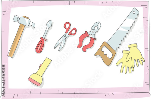 Tools on a Pegboard
