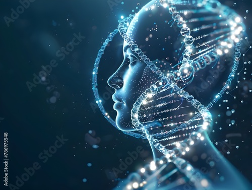 Glowing cell structures in a hyper realistic photographic digital style.