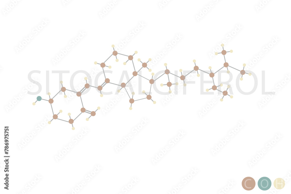 sitocalciferol molecular skeletal chemical formula sitocalciferol molecular skeletal chemical formula