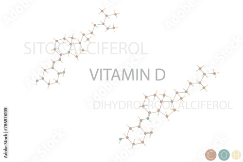 vitamin d molecular skeletal chemical formula