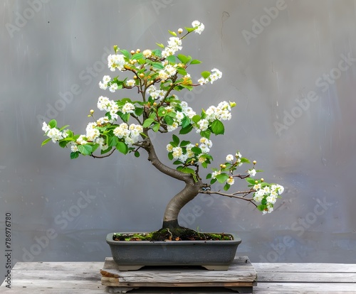 Bonsai tree in pot