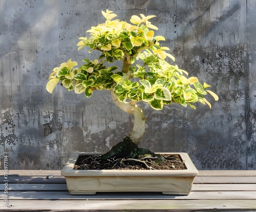 Bonsai tree in pot