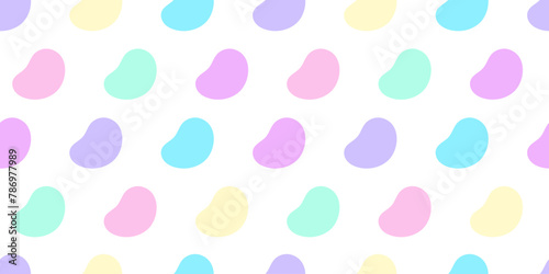 Vector seamless pattern background with candy. Background with candies and lollipops. Bright Children's Background with Dragee, Lollipops. Vector illustration in flat style
