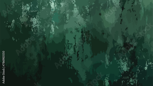 Dark green grunge background flat vector isolated