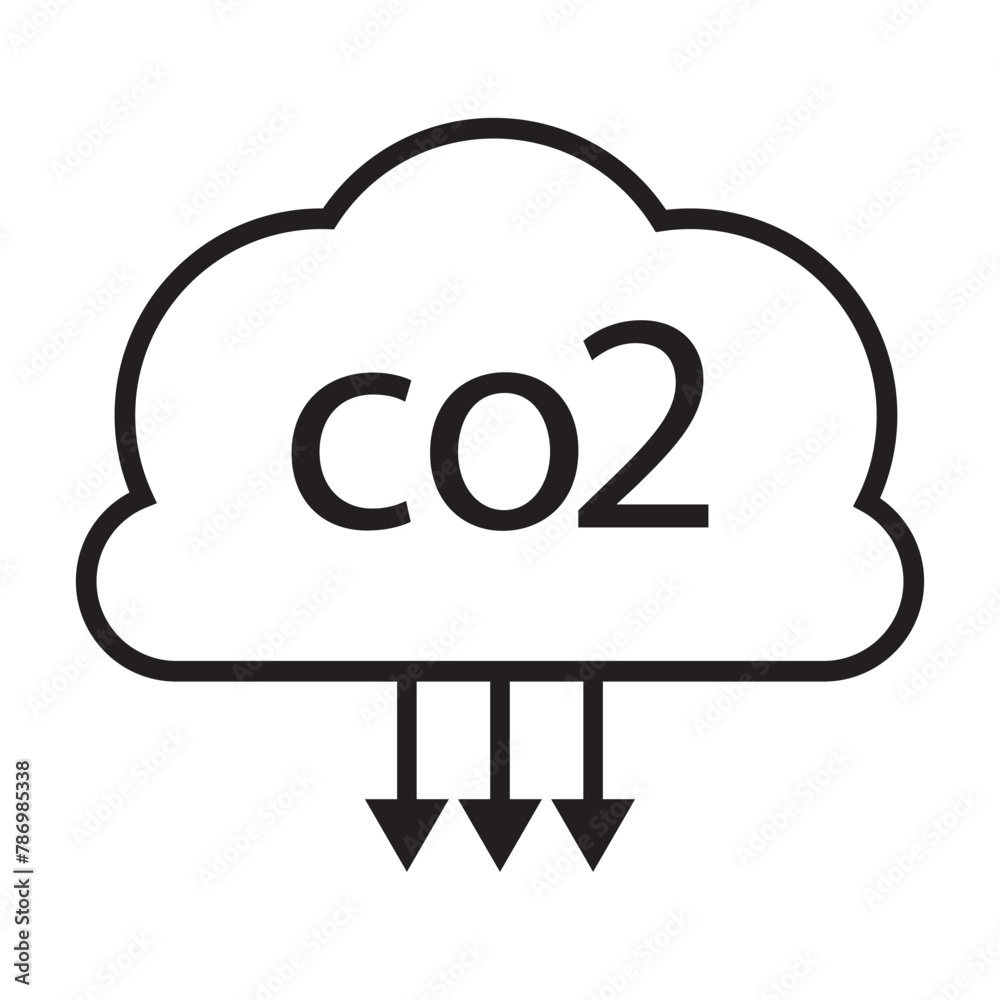 Set of co2 emissions cloud icons. Carbon dioxide, smog pollution concept, smoke pollutant damage. Carbon dioxide emissions signs. Gas reduction business concept. Vector. Set of co2 emissions cloud icons. Carbon dioxide, smog pollution concept, smoke pollutant damage. Carbon dioxide emissions signs. Gas reduction business concept. Vector.