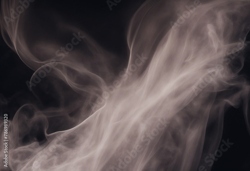 Glowing Abstract Background of Swirling Smoke Wall Paper Graphic