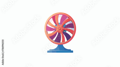 Fan Icon Exhaust fan icon. Ventilator symbol flat vector