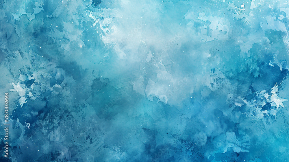 Immerse yourself in the gentle allure of a watercolor texture painted in soothing turquoise blue tones, skillfully brought to life by Generative AI. Immerse yourself in the gentle allure of a watercolor texture painted in soothing turquoise blue tones, skillfully brought to life by Generative AI.