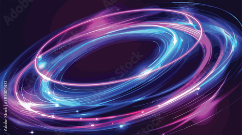 Light circle swirl spiral shapes and lines abstract en