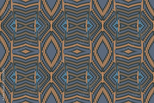 Oriental ethnic seamless pattern traditional background Design for carpet, wallpaper, clothing, wrapping, batik, fabric, Vector illustration embroidery style