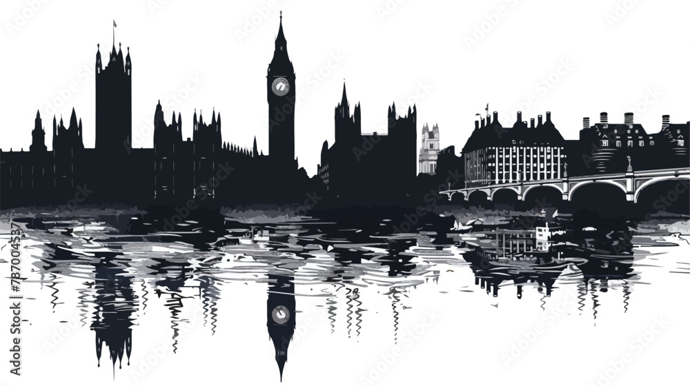 London graphic vector illustration Vector illustration