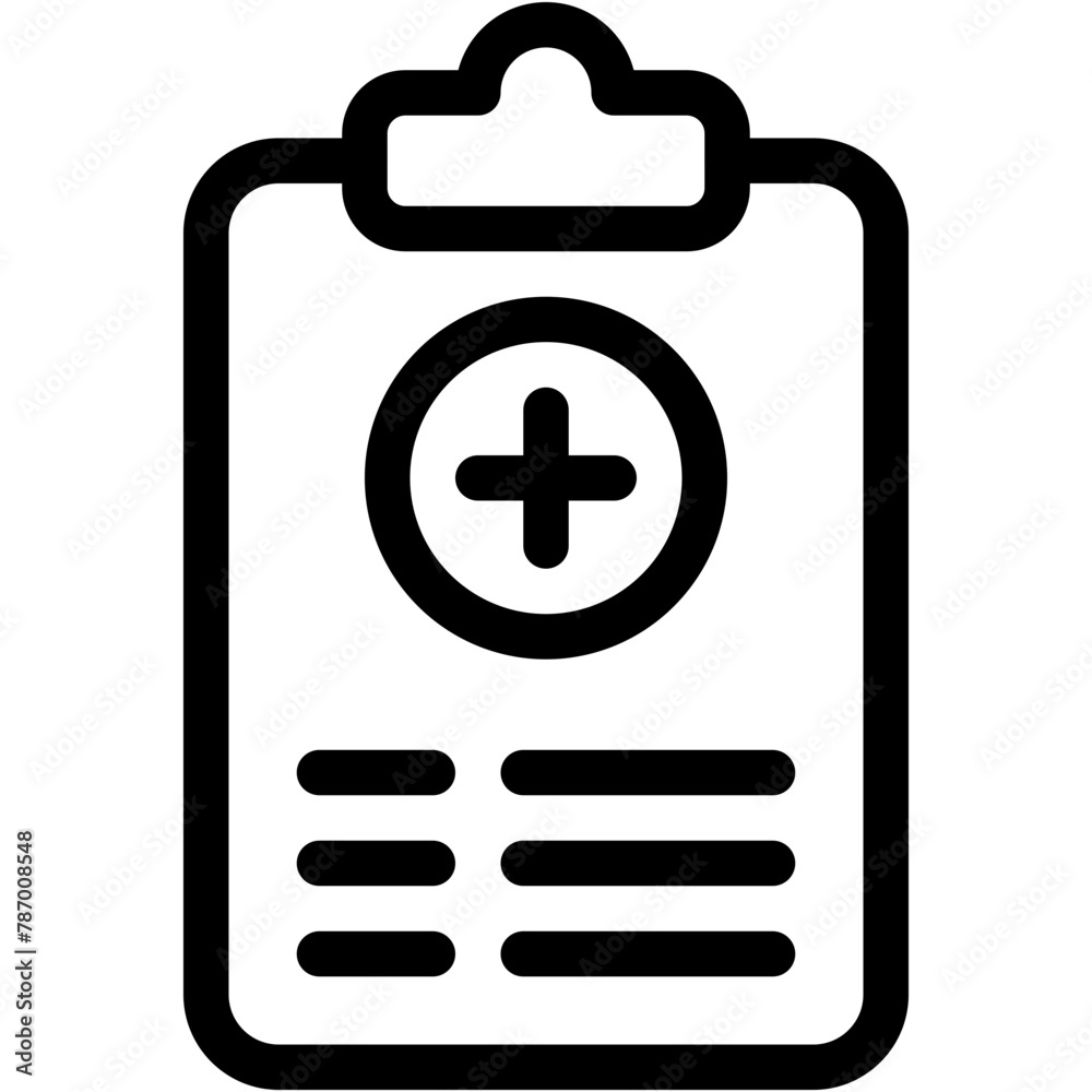 report, medical report, clipboard, document, hospital Icon report, medical report, clipboard, document, hospital Icon