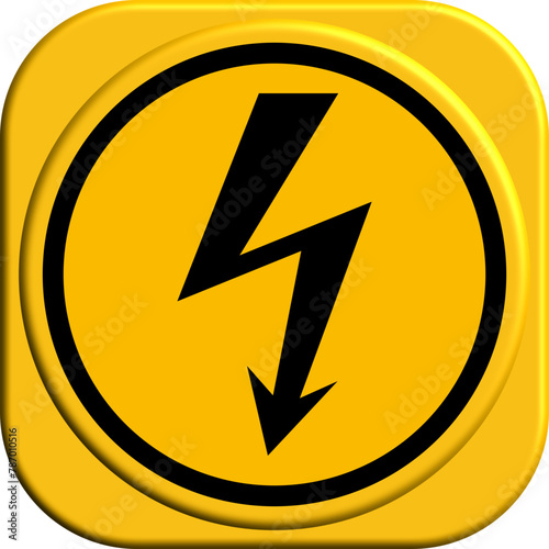 Strom Blitz Button