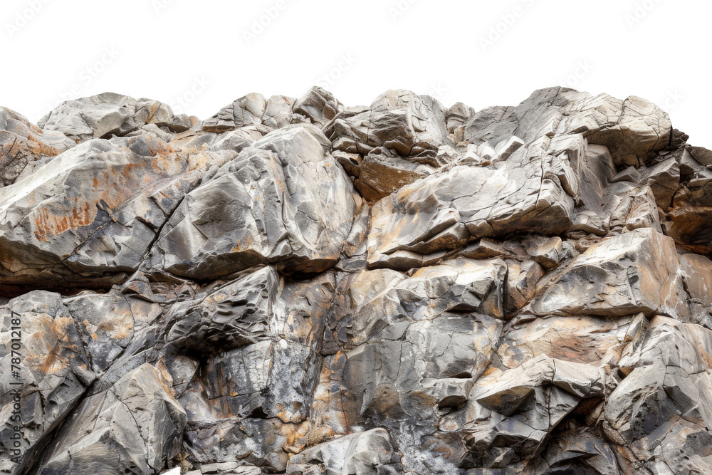 Large heavy rock stone isolated on background, flying rock in the space, natural giant boulder for decoration in garden yard. Large heavy rock stone isolated on background, flying rock in the space, natural giant boulder for decoration in garden yard.