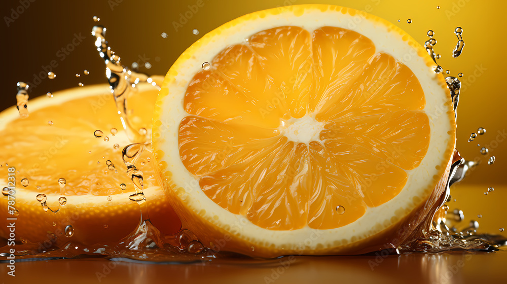Fresh orange fruit background Fresh orange fruit background
