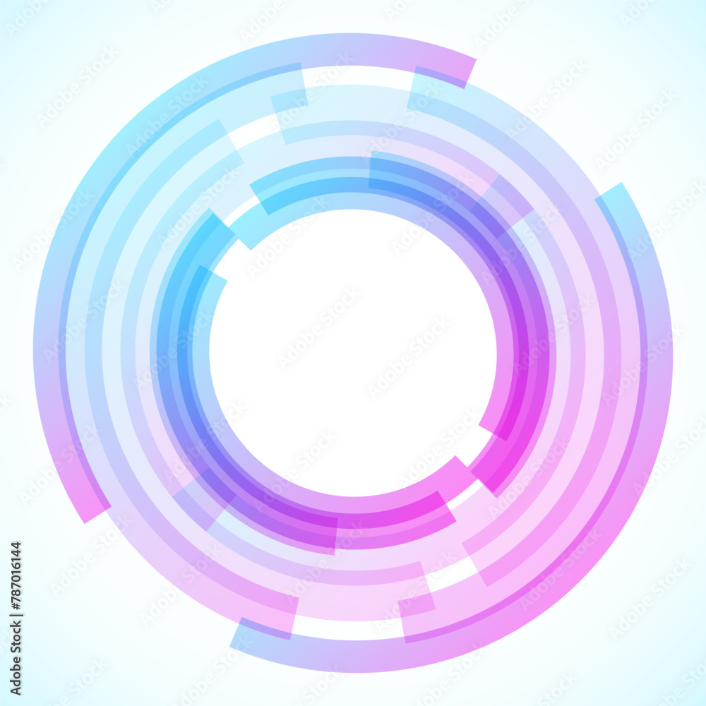 Geometric frame from circles, vector abstract background, wallpaper Geometric frame from circles, vector abstract background, wallpaper