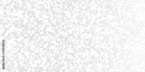 Vector geometric seamless technology gray and white triangle background. Abstract digital grid light pattern white Polygon Mosaic triangle Background, business and corporate background.