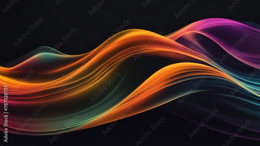Vibrant Wave Motion, Abstract Colorful Energy Flow Design Vibrant Vibrant Wave Motion, Abstract Colorful Energy Flow Design Vibrant