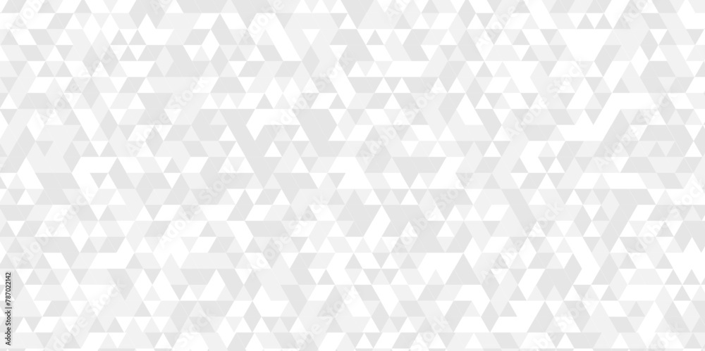 Vector geometric seamless technology gray and white triangle background. Abstract digital grid light pattern white Polygon Mosaic triangle Background, business and corporate background. Vector geometric seamless technology gray and white triangle background. Abstract digital grid light pattern white Polygon Mosaic triangle Background, business and corporate background.