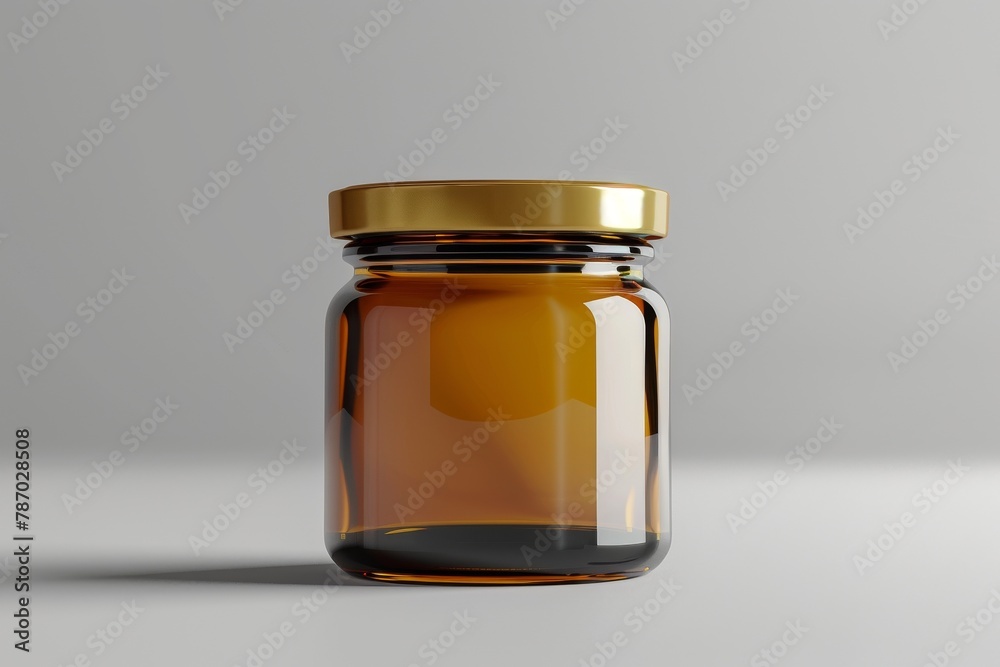 jar of honey, Label mockup, glass jar food product packaging jar of honey, Label mockup, glass jar food product packaging