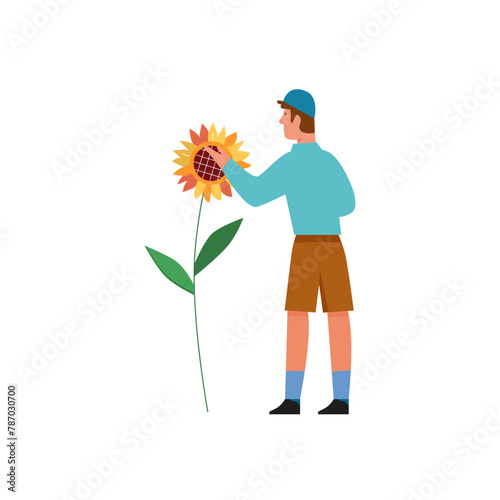 pose of people keeping the earth clean earth day photo