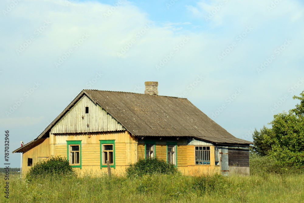 The roof as an architectural detail in the construction of houses. The roof as an architectural detail in the construction of houses.