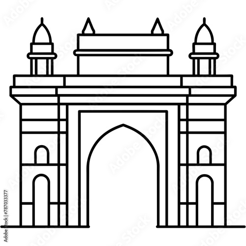 illustration of a gate