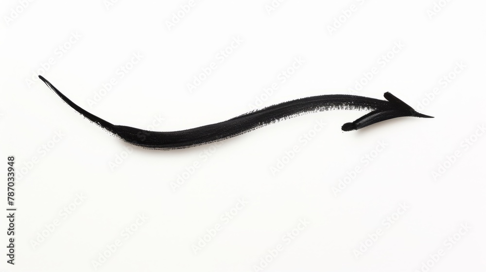 Black arrow pointing to the right isolated on a white background. Black arrow pointing to the right isolated on a white background.