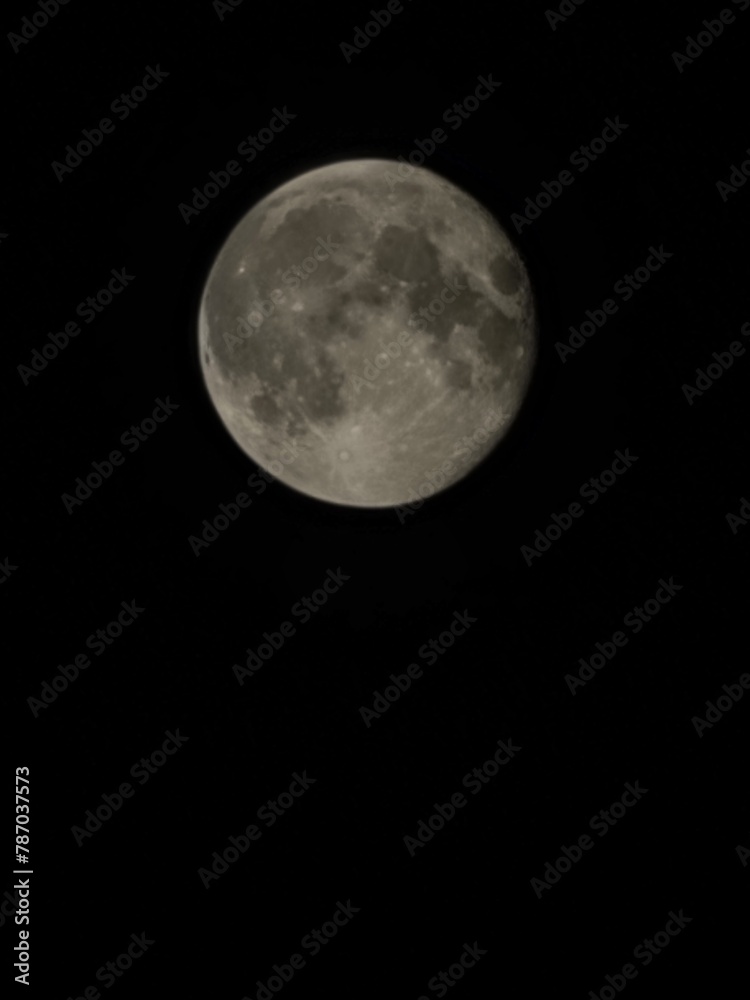 Thrilling moon in the dark nigh Thrilling moon in the dark nigh