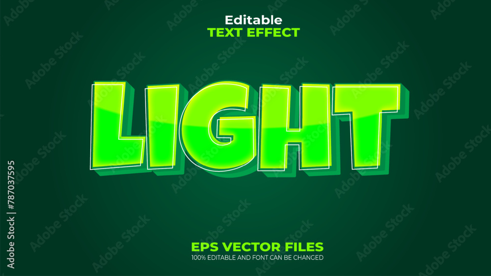 Text Effect Light Editable Vector EPS Cool Text Effect Text Effect Light Editable Vector EPS Cool Text Effect