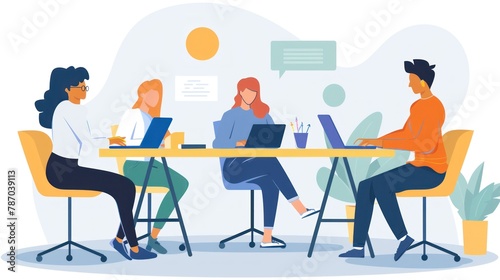 the integration of freelance workers into permanent remote teams and the best practices for seamless collaboration © Chhayny