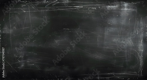 Clean blackboard or chalkboard texture with abstract rubbed-out chalk for a school background.