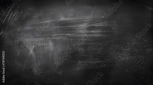 Clean blackboard or chalkboard texture with abstract rubbed-out chalk for a school background.