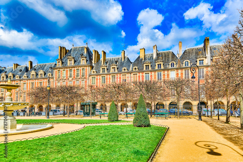 Fabulous Place des Vosges in the heart of Paris.