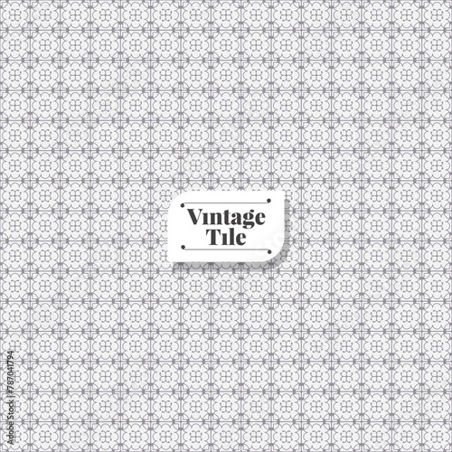 vintage tile pattern background 3