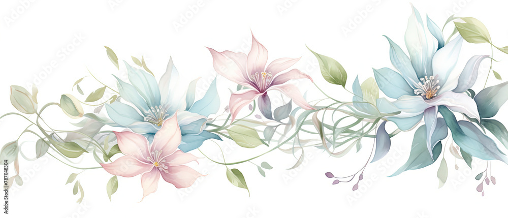 a many flowers that are on the side of a white wall a many flowers that are on the side of a white wall