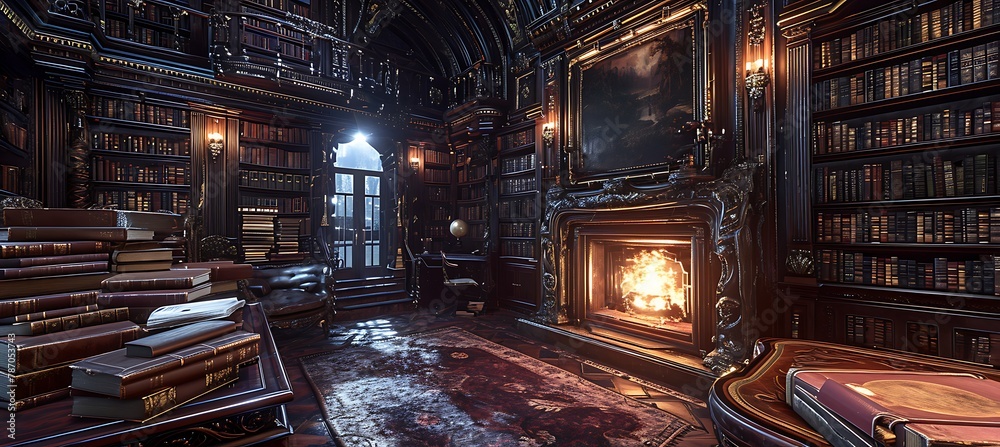 Timeless Elegance A Victorian-Inspired Library Haven Timeless Elegance A Victorian-Inspired Library Haven