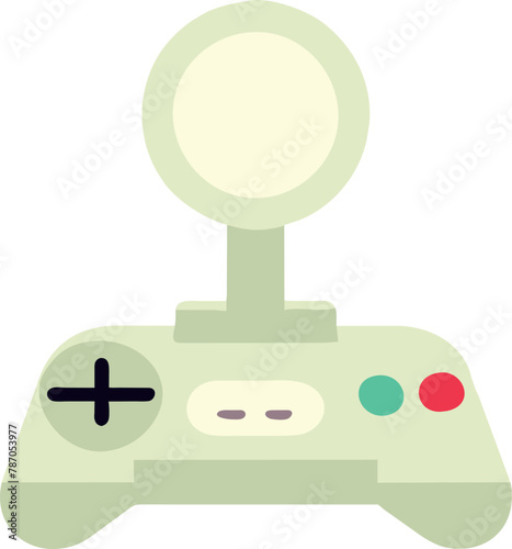 joystick, icon colored shapes