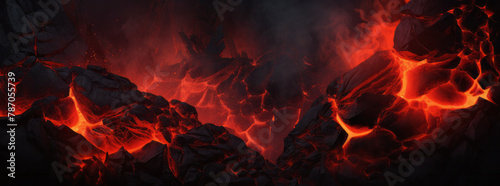 fire and coal background