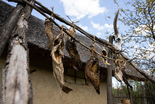 Air dried fish at ancient fisherman village
