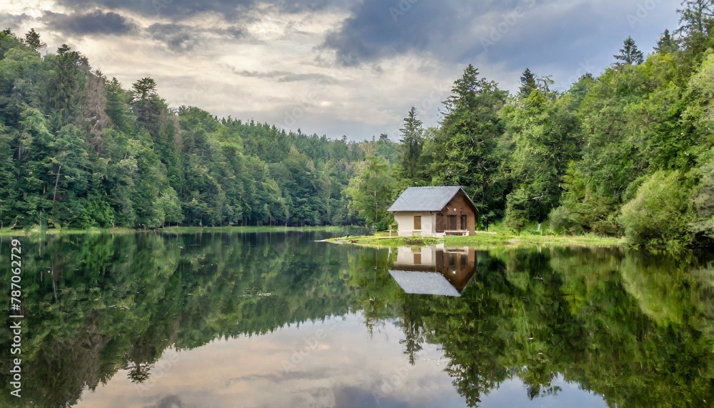 Fototapeta premium lake in the mountains