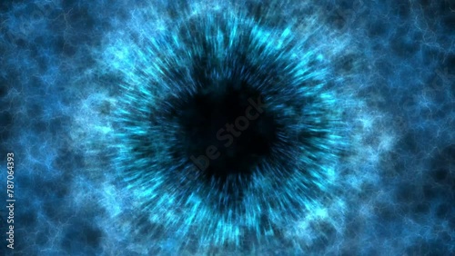 A black hole that is ready to swallow up stars and warp them to another part of the universe at the speed of light, Abstract deep space background