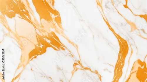 Premium luxury Orange White and gold marble background