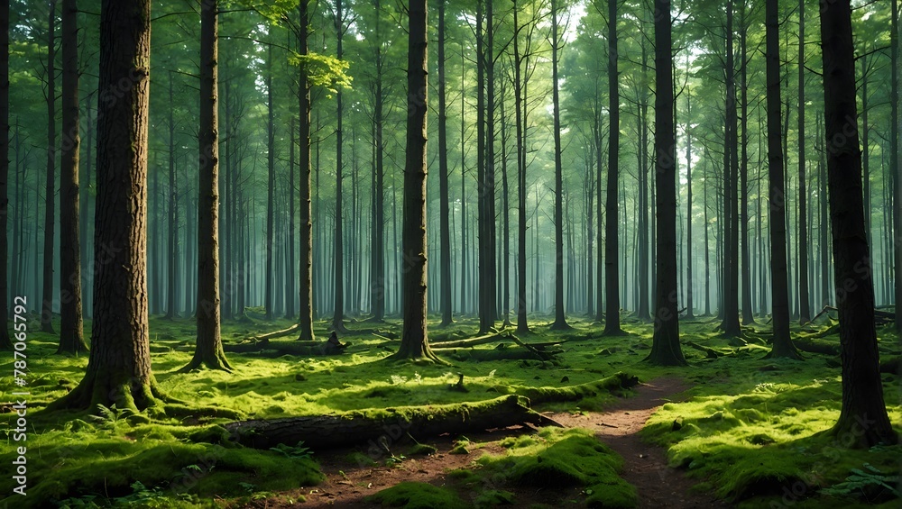 Obraz premium Forest-backgruond