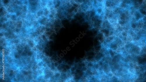 Wallpaper Mural A black hole filled with waves of lightning ready to consume stars and warp to another place in the universe, Abstract deep space background Torontodigital.ca