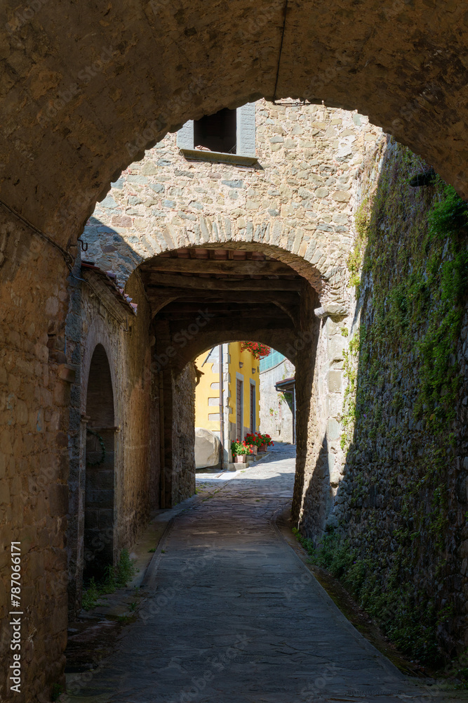 Benabbio, old village near Bagni di Lucca, Tuscany