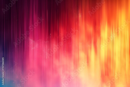 Abstract Gradient Background with Smooth Pink and Orange Lines