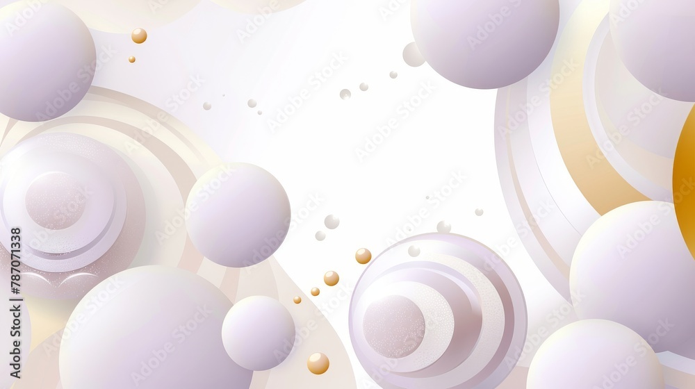 Modern floating 3d spheres abstract background Modern floating 3d spheres abstract background