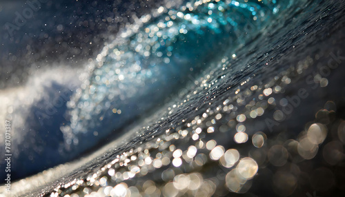 sunset over the ocean wave