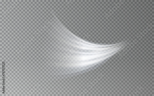 Stream of fresh wind png. Imitation of the exit of cold air from the air conditioner.	